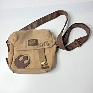 Rare Loungefly Star Wars Rey Cosplay Sidebag‎ Force Awakens Rebel FAIR-SEE FLAWS